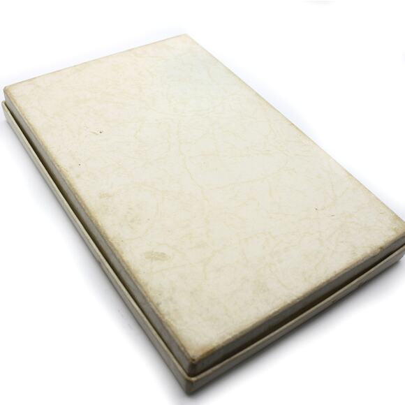 Vintage White Enamel Rose Jewelry Set Bracelet Pin Clip Earrings w Box – Hey Viv - Picture 7 of 8